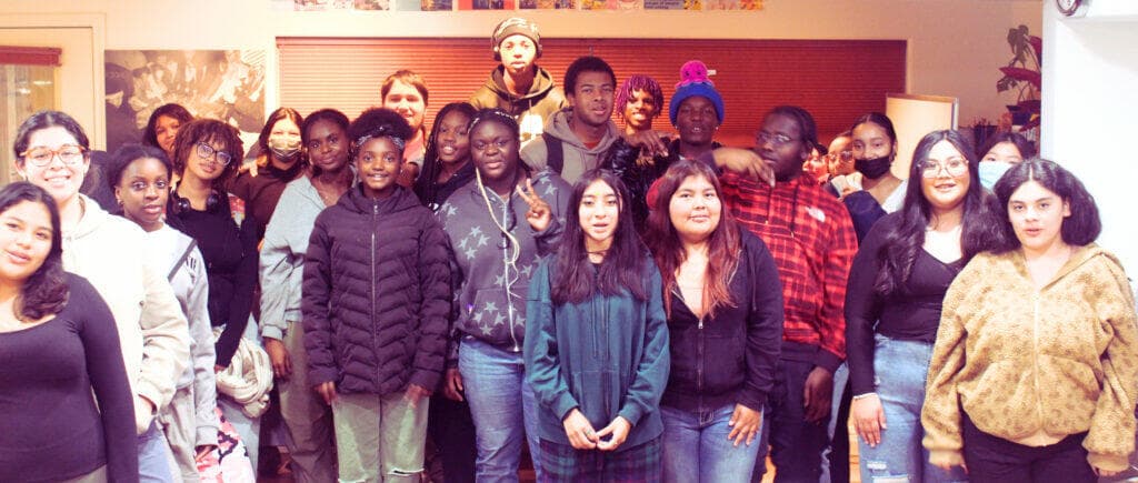 Group photo of youth