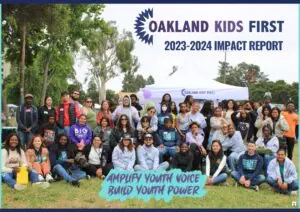 Cover page for the OKF Impact Report 2023-2024